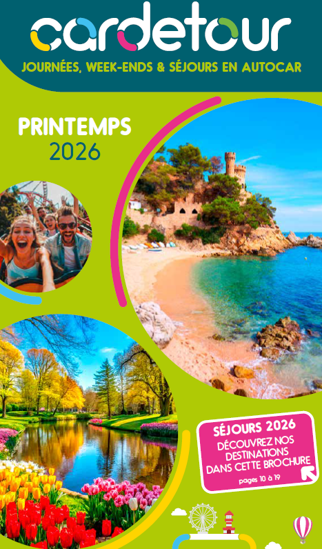 Lire la suite à propos de l’article Brochure CARDETOUR PRINTEMPS 2026